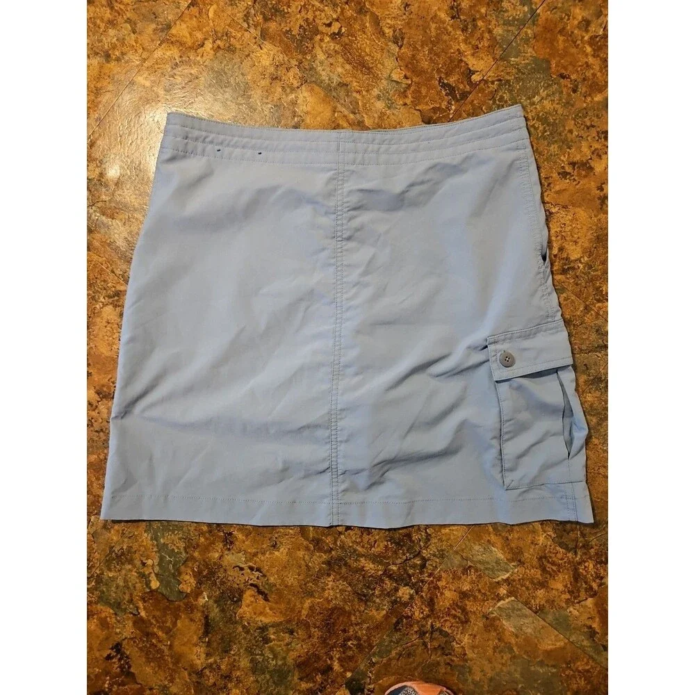 Patagonia Skirt Skort Womens 6 Gray Shorts Cargo Pockets Tennis Pickleball (1072